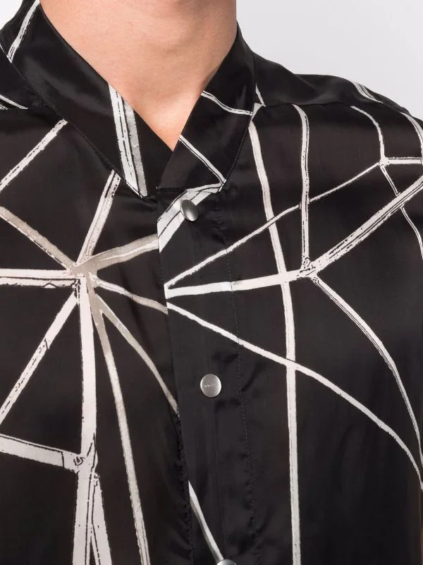 ( Nouvelle Collection ) Rick Owens Chemise Golf à Imprimé Abstrait Homme 7 ( Nouvelle Collection ) Rick Owens Chemise Golf à Imprimé Abstrait Homme – Image 5