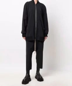 ( Nouvelle Collection ) Rick Owens Pantalon Court à Taille à Lien De Resserrage Femme -Rick Owens Soldes 17708091 38412008 600