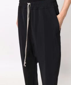 ( Nouvelle Collection ) Rick Owens Pantalon Court à Taille à Lien De Resserrage Femme -Rick Owens Soldes 17708091 38412018 600