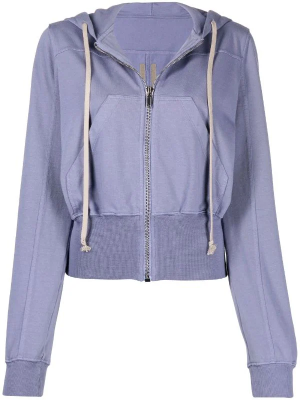 ( Nouvelle Collection ) Rick Owens Hoodie à Fermeture Zippée Femme 3 ( Nouvelle Collection ) Rick Owens Hoodie à Fermeture Zippée Femme