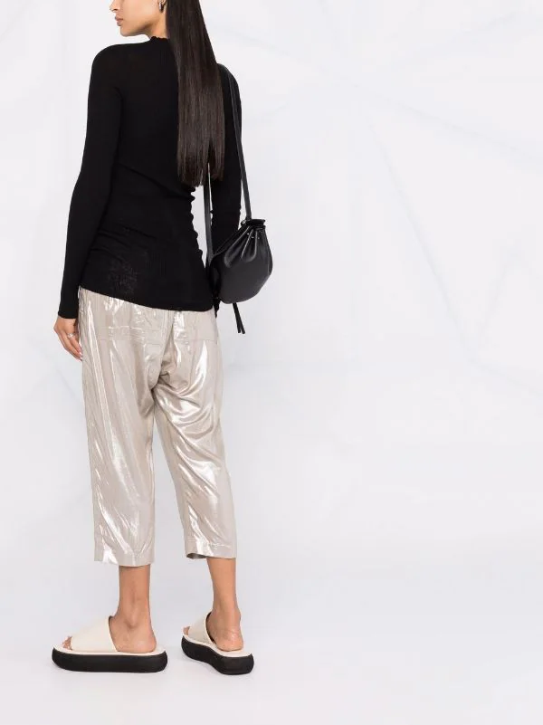 ( Nouvelle Collection ) Rick Owens Pull En Maille Nervurée 09 BLACK 6 ( Nouvelle Collection ) Rick Owens Pull En Maille Nervurée 09 BLACK – Image 4