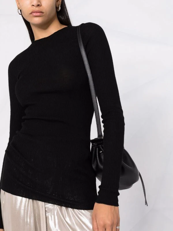 ( Nouvelle Collection ) Rick Owens Pull En Maille Nervurée 09 BLACK 7 ( Nouvelle Collection ) Rick Owens Pull En Maille Nervurée 09 BLACK – Image 5