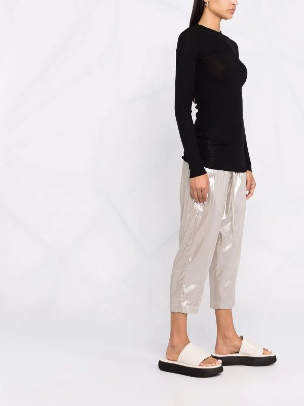 ( Nouvelle Collection ) Rick Owens Pull En Maille Nervurée 09 BLACK 8 ( Nouvelle Collection ) Rick Owens Pull En Maille Nervurée 09 BLACK – Image 6