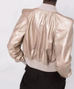 ( Nouvelle Collection ) Rick Owens Veste Crop Flight 98 WARM SILVER -Rick Owens Soldes 17709731 37386880 600