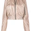 ( Nouvelle Collection ) Rick Owens Veste Crop Flight 98 WARM SILVER -Rick Owens Soldes 17709731 37386889 600