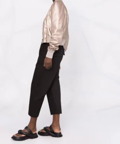 ( Nouvelle Collection ) Rick Owens Veste Crop Flight 98 WARM SILVER -Rick Owens Soldes 17709731 37386891 600