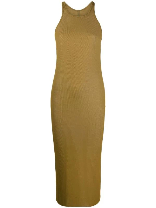 ( Nouvelle Collection ) Rick Owens Robe-débardeur En Maille Nervurée Femme 3 ( Nouvelle Collection ) Rick Owens Robe-débardeur En Maille Nervurée Femme