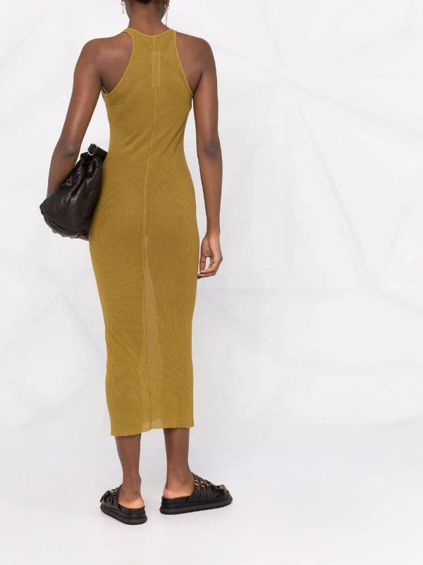 ( Nouvelle Collection ) Rick Owens Robe-débardeur En Maille Nervurée Femme 8 ( Nouvelle Collection ) Rick Owens Robe-débardeur En Maille Nervurée Femme – Image 6