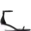 ( Nouvelle Collection ) Rick Owens 090 BLACK/CLEAR Sandales à Brides 45 Mm Femme -Rick Owens Soldes 17709749 38407754 600