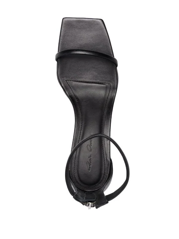 ( Nouvelle Collection ) Rick Owens 090 BLACK/CLEAR Sandales à Brides 45 Mm Femme 6 ( Nouvelle Collection ) Rick Owens 090 BLACK/CLEAR Sandales à Brides 45 Mm Femme – Image 4