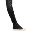 ( Nouvelle Collection ) Rick Owens Bottes Stocking Sneak En Cuir Femme -Rick Owens Soldes 17710218 37377313 600
