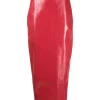 ( Nouvelle Collection ) Rick Owens 73 CARNELIAN Jupe Longue Al à Fente Femme -Rick Owens Soldes 17711003 37746495 600