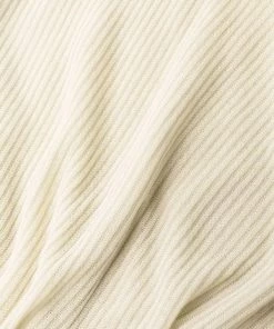 ( Nouvelle Collection ) Rick Owens 32 VANILLA Robe-débardeur En Maille Nervurée Femme -Rick Owens Soldes 17711013 37392121 600