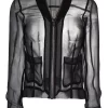 ( Nouvelle Collection ) Rick Owens 09 BLACK Veste Bomber Naska Klaus Femme -Rick Owens Soldes 17711018 38407802 600
