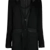 ( Nouvelle Collection ) Rick Owens Veste Lido à Simple Boutonnage Femme -Rick Owens Soldes 17711020 39383058 600