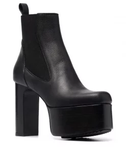 ( Nouvelle Collection ) Rick Owens Bottines à Plateforme 65 Mm Femme -Rick Owens Soldes 17711046 37375347 600