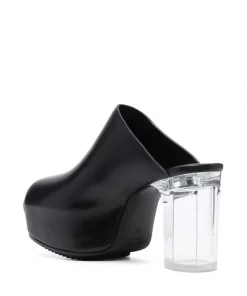 ( Nouvelle Collection ) Rick Owens Mules Bea Arthur 090 BLACK/CLEAR -Rick Owens Soldes 17711047 37376923 600