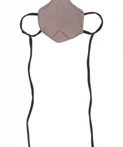 ( Nouvelle Collection ) Rick Owens Masque à Logo Brodé 34 DUST