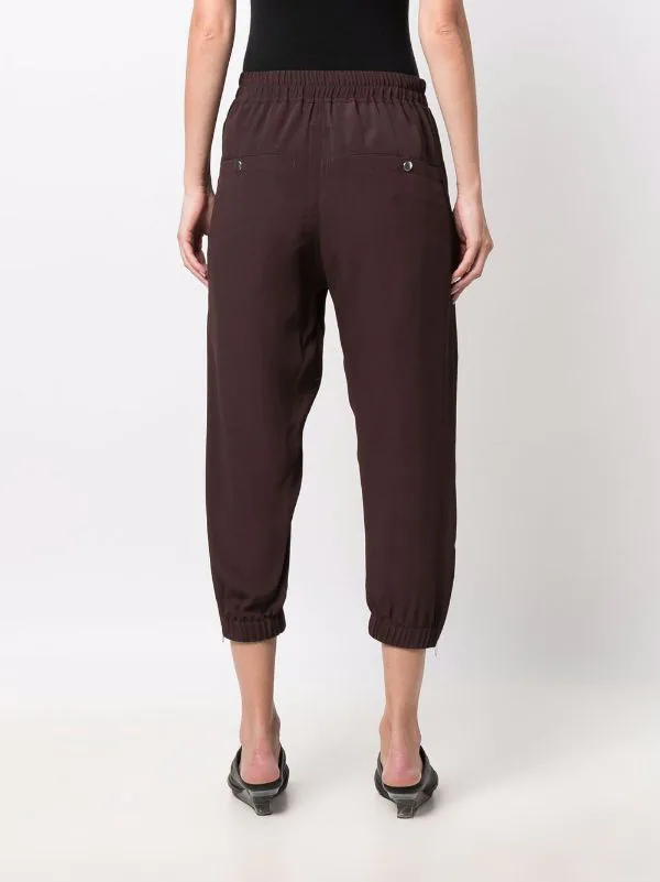 ( Nouvelle Collection ) Rick Owens 64 OXBLOOD Pantalon De Jogging à Coupe Courte Femme 6 ( Nouvelle Collection ) Rick Owens 64 OXBLOOD Pantalon De Jogging à Coupe Courte Femme – Image 4