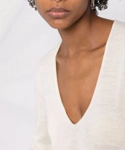 ( Nouvelle Collection ) Rick Owens 21 NATURAL Pull En Maille Fine à Col V Femme 12 ( Nouvelle Collection ) Rick Owens 21 NATURAL Pull En Maille Fine à Col V Femme -Rick Owens Soldes 17727947 37465703 600