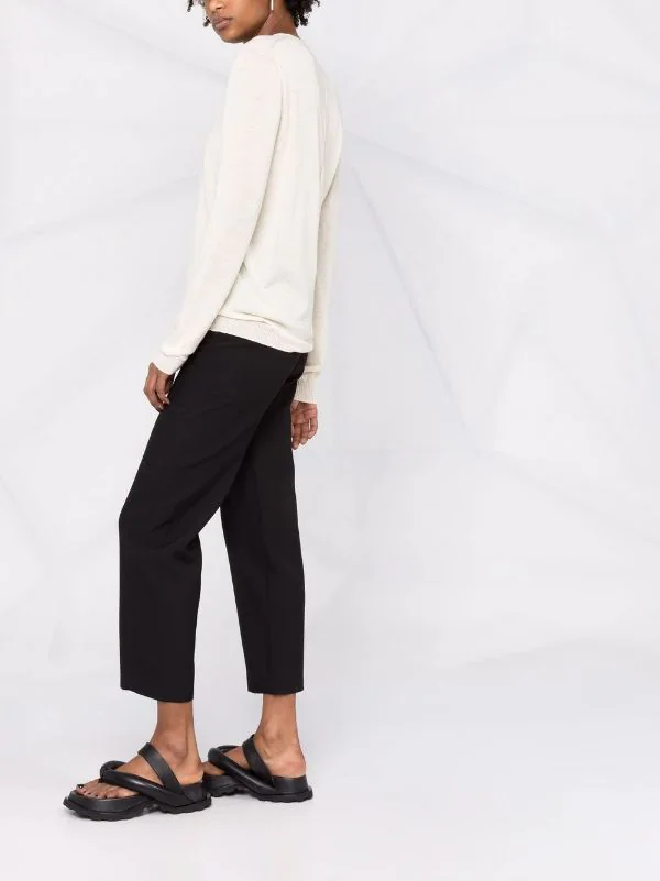 ( Nouvelle Collection ) Rick Owens 21 NATURAL Pull En Maille Fine à Col V Femme 8 ( Nouvelle Collection ) Rick Owens 21 NATURAL Pull En Maille Fine à Col V Femme – Image 6