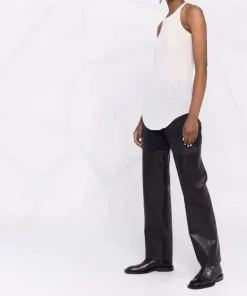 ( Nouvelle Collection ) Rick Owens 11 MILK Débardeur à Coutures Apparentes Femme -Rick Owens Soldes 17728778 37445909 600