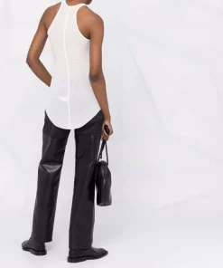 ( Nouvelle Collection ) Rick Owens 11 MILK Débardeur à Coutures Apparentes Femme -Rick Owens Soldes 17728778 37445914 600