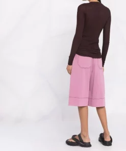 ( Nouvelle Collection ) Rick Owens 64 OXBLOOD Débardeur En Maille Nervurée Femme -Rick Owens Soldes 17728792 37447402 600