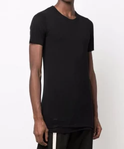 ( Nouvelle Collection ) Rick Owens T-shirt à Coupe Mi-longue Homme -Rick Owens Soldes 17737690 37272028 600