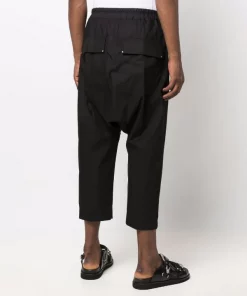 ( Nouvelle Collection ) Rick Owens Pantalon Sarouel Court 09 BLACK -Rick Owens Soldes 17738116 37266723 600
