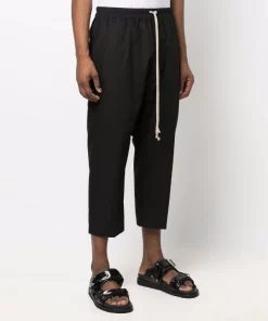 ( Nouvelle Collection ) Rick Owens Pantalon Sarouel Court 09 BLACK -Rick Owens Soldes 17738116 37266724 600