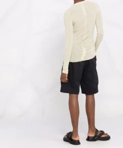 ( Nouvelle Collection ) Rick Owens Débardeur En Maille Fine Nervurée 32 VANILLA -Rick Owens Soldes 17738988 37465680 600