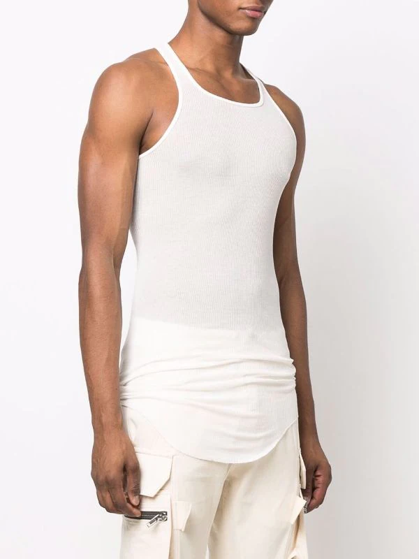 ( Nouvelle Collection ) Rick Owens Débardeur En Maille Nervurée Homme 5 ( Nouvelle Collection ) Rick Owens Débardeur En Maille Nervurée Homme – Image 3