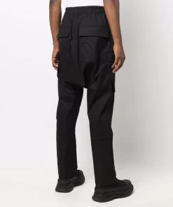 Rick Owens Pantalon Sarouel à Lien De Resserrage 09 BLACK -Rick Owens Soldes 17739093 37265784 600