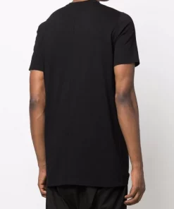 Rick Owens T-shirt à Col Rond 09 BLACK -Rick Owens Soldes 17739096 37267138 600