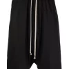 ( Positively Conscious ) Rick Owens Short Sarouel à Lien De Resserrage 09 BLACK -Rick Owens Soldes 17739991 37339757 600