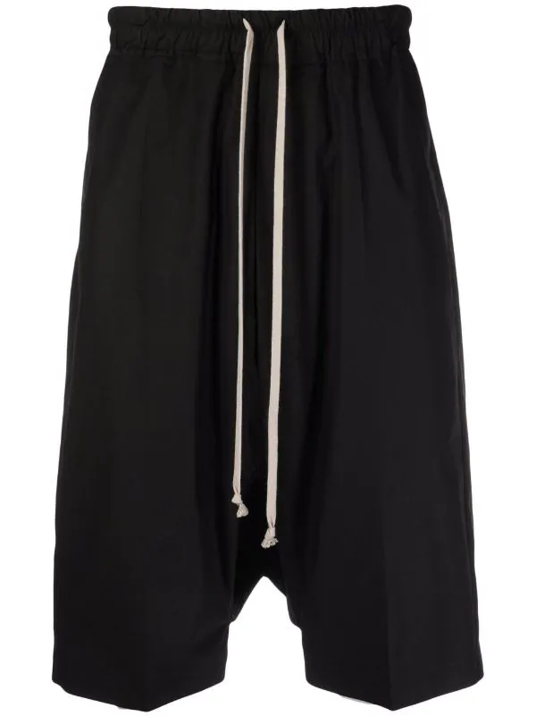 ( Positively Conscious ) Rick Owens Short Sarouel à Lien De Resserrage 09 BLACK 3 ( Positively Conscious ) Rick Owens Short Sarouel à Lien De Resserrage 09 BLACK