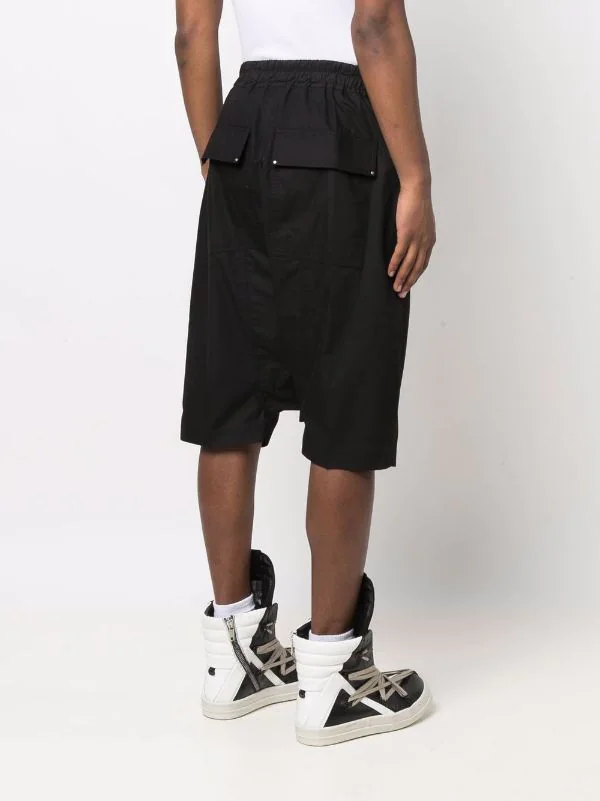 ( Positively Conscious ) Rick Owens Short Sarouel à Lien De Resserrage 09 BLACK 6 ( Positively Conscious ) Rick Owens Short Sarouel à Lien De Resserrage 09 BLACK – Image 4