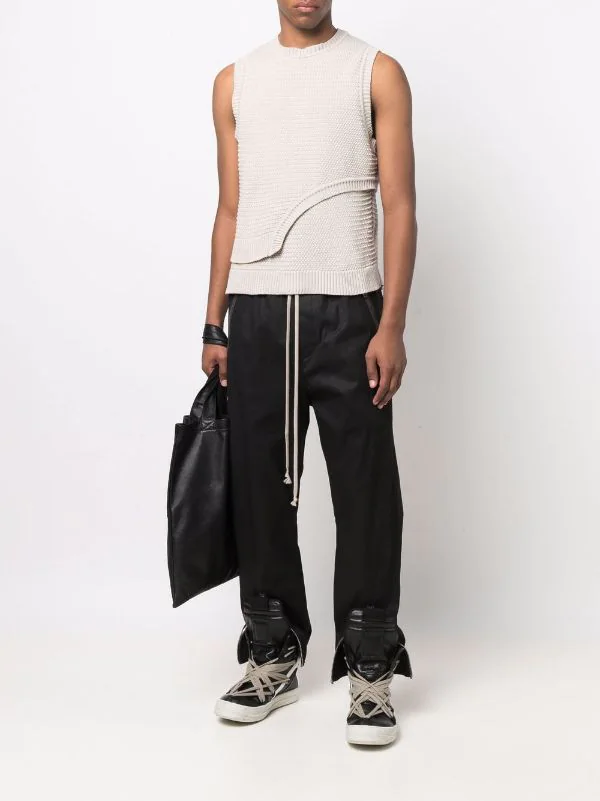 ( Nouvelle Collection ) Rick Owens Pantalon De Jogging à Fermeture Zippée Femme 4 ( Nouvelle Collection ) Rick Owens Pantalon De Jogging à Fermeture Zippée Femme – Image 2