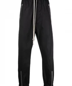 ( Nouvelle Collection ) Rick Owens Pantalon De Jogging à Fermeture Zippée Femme