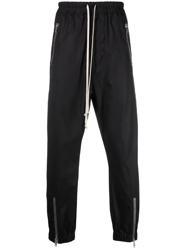 ( Nouvelle Collection ) Rick Owens Pantalon De Jogging à Fermeture Zippée Femme 3 ( Nouvelle Collection ) Rick Owens Pantalon De Jogging à Fermeture Zippée Femme