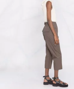 ( Nouvelle Collection ) Rick Owens Pantalon De Jogging Forever Court 34 DUST -Rick Owens Soldes 17740465 37364521 600