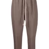( Nouvelle Collection ) Rick Owens Pantalon De Jogging Forever Court 34 DUST
