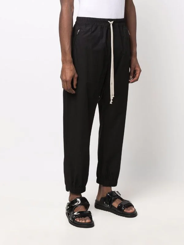 ( Nouvelle Collection ) Rick Owens Pantalon à Coupe Sarouel 09 BLACK 5 ( Nouvelle Collection ) Rick Owens Pantalon à Coupe Sarouel 09 BLACK – Image 3