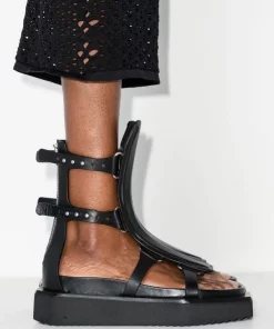 ( Nouvelle Collection ) Rick Owens 09 BLACK Sandales Cyclops Spartan à Plateforme Femme 9 ( Nouvelle Collection ) Rick Owens 09 BLACK Sandales Cyclops Spartan à Plateforme Femme -Rick Owens Soldes 17744509 39288632 600