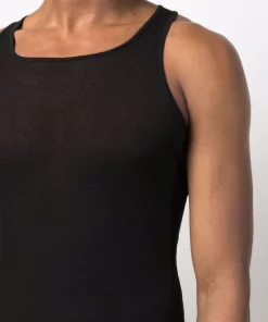 ( Nouvelle Collection ) Rick Owens Débardeur Nervuré à Dos Nageur Homme -Rick Owens Soldes 17745272 37320012 600