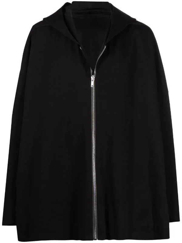( Nouvelle Collection ) Rick Owens Hoodie Zippé à Ourlet Plus Long Au Dos Homme 3 ( Nouvelle Collection ) Rick Owens Hoodie Zippé à Ourlet Plus Long Au Dos Homme