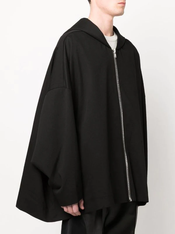 ( Nouvelle Collection ) Rick Owens Hoodie Zippé à Ourlet Plus Long Au Dos Homme 5 ( Nouvelle Collection ) Rick Owens Hoodie Zippé à Ourlet Plus Long Au Dos Homme – Image 3