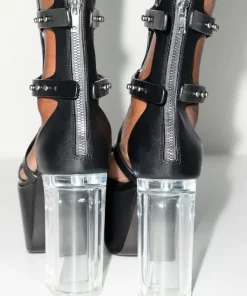 Rick Owens Sandales Spartan 135 Mm à Plateforme 090 BLACK 9 Rick Owens Sandales Spartan 135 Mm à Plateforme 090 BLACK -Rick Owens Soldes 17746132 39304724 600