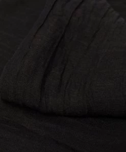 ( Nouvelle Collection ) Rick Owens écharpe En Maille Fine à Bords Francs 09 BLACK -Rick Owens Soldes 17746441 37244933 600